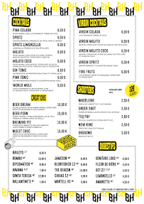 Menu Estaminet Hein Page 1
