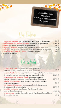 Menu La Table des Artistes Page 7