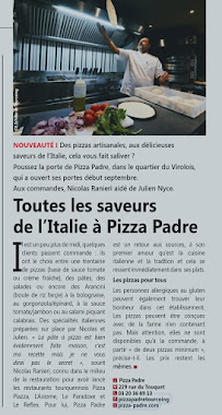Menu PIZZA PADRE Page 12