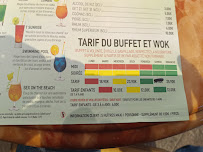 Menu Restaurant des Etoiles Page 1