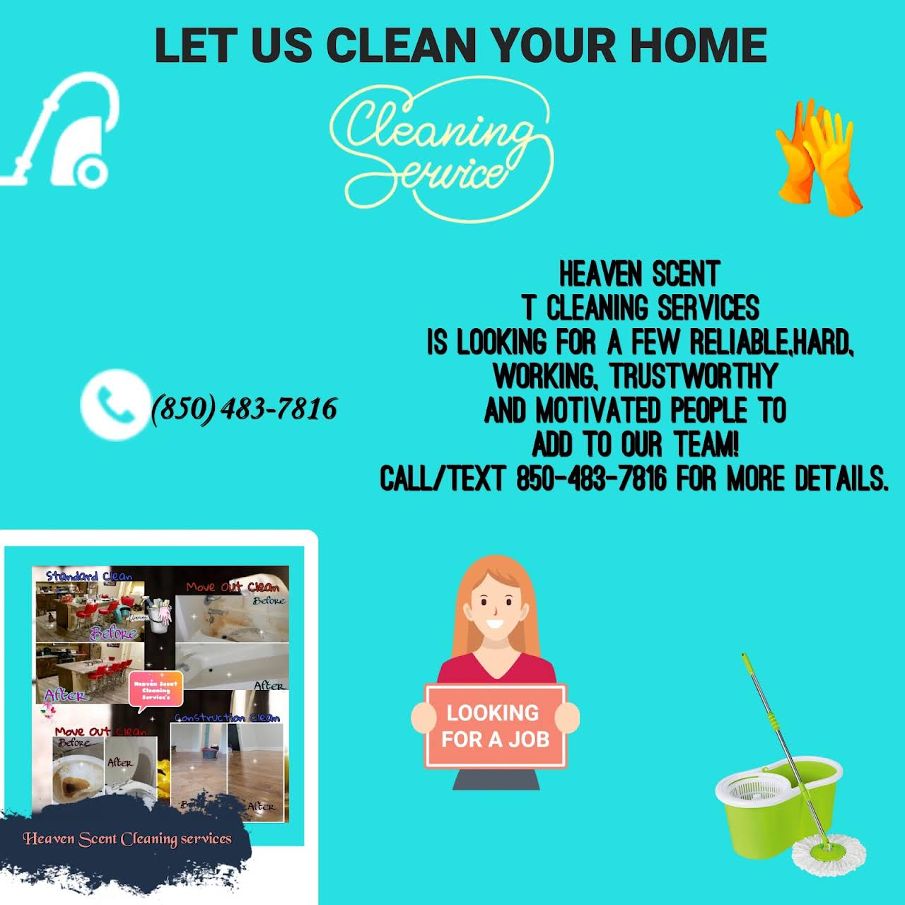 Heaven Scent Cleaning Services Residential & Commercial Cleaning