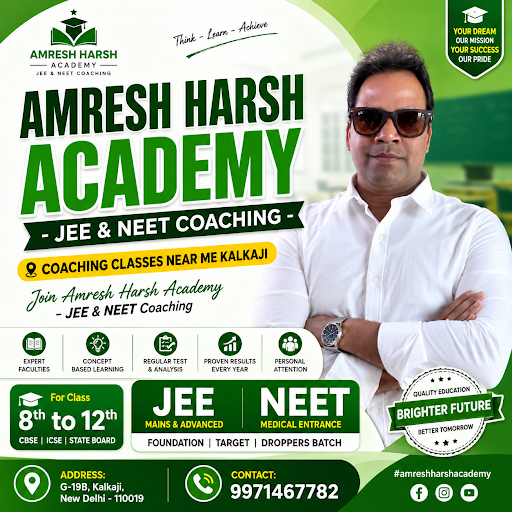 Join Amresh Harsh Academy - JEE & NEET Coaching, DELHI post image