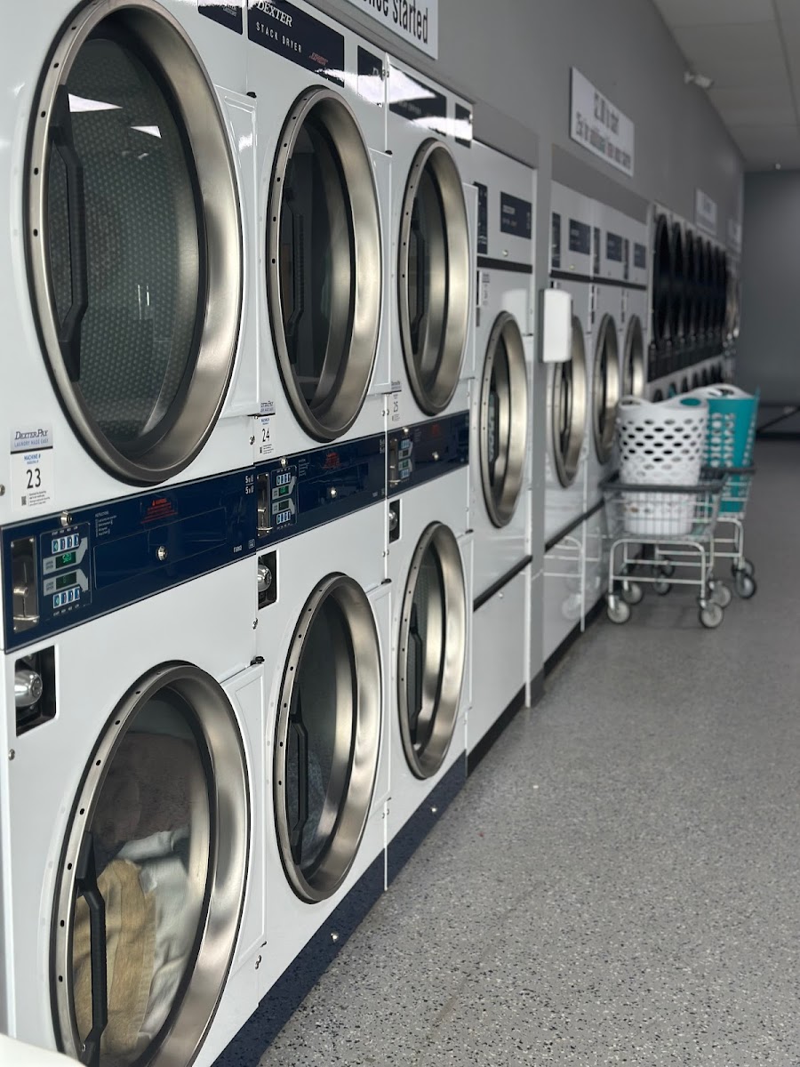 Self-service laundry at East 10 Laundry, Fargo, ND