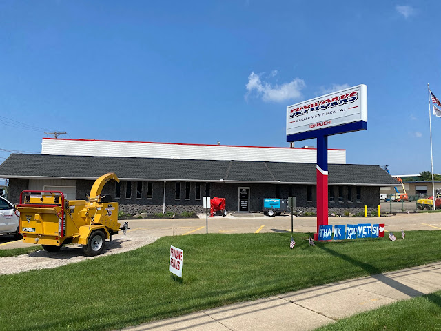 View of Skyworks Equipment Rental located in Cleveland - Verified Equipment Rental Agency nearby.