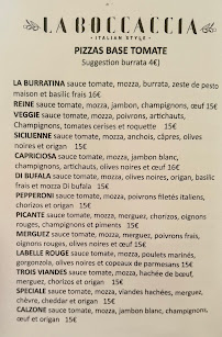 Menu LA BOCCACCIA Page 1