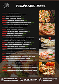 Menu PIZZ ZACK • Au Feu de Bois Villeurbanne Page 1