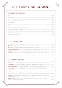 Menu Crêperie Au Jardin Gourmand Page 3