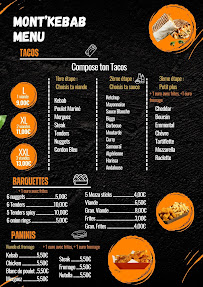 Menu Mont’Kebab Page 1