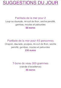 Menu Restaurant poisson cuisine traditionnelle glacier service non stop Page 5