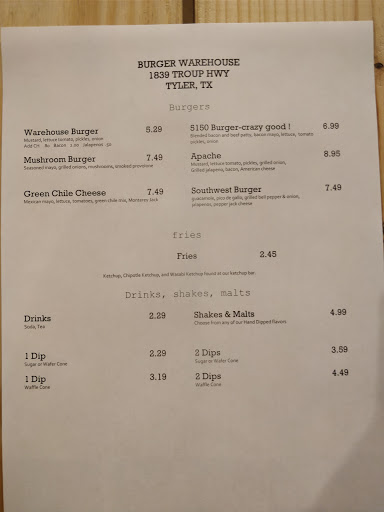 Burger Warehouse - Visual