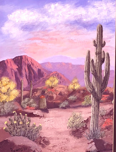 DesertSunsetPaintings