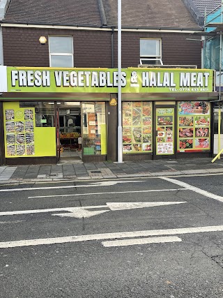 Fresh Vegetables & Halal Meat