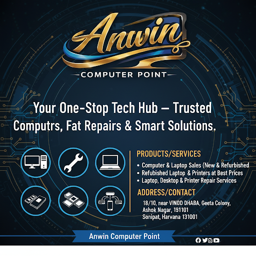 ✨ Need a tech upgrade? ✨ Anwin Computer Point is YOUR one-stop tech hub! 💻 We offer trusted compu… post image