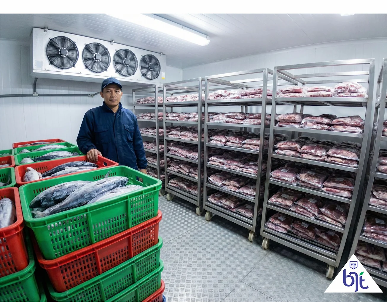 Mesin cold storage komersial berkualitas dari PT BJT Indonesia untuk kebutuhan industri pendingin