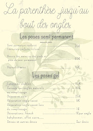 Photo n°20 de Institut La Parenthèse - Esthéticienne et prothésiste ongulaire à Donnemarie-Dontilly à Donnemarie-Dontilly (Institut de beauté)