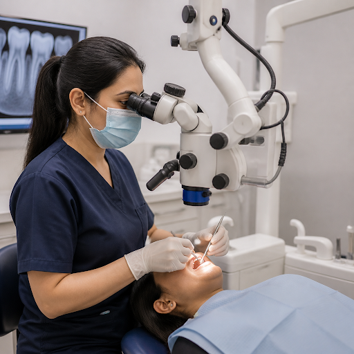 Worried that a root canal will be painful? At STUSA The Dental Studio - Dr. Amrita Sali in Lower… post image