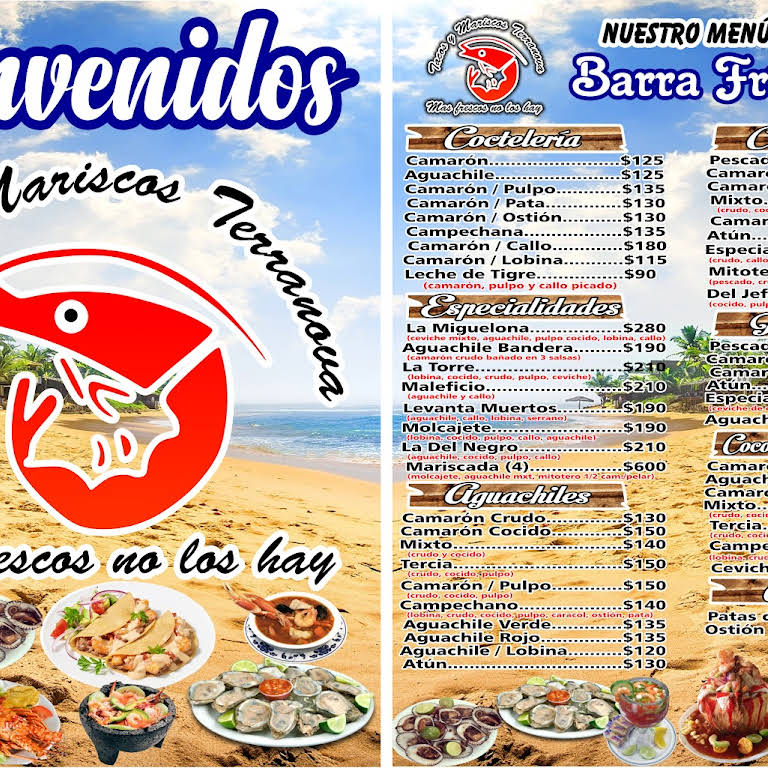 Mariscos Terranova Valle Alto - Más frescos no los hay!