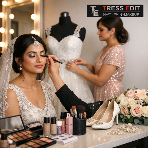 Your big day deserves flawless, camera-ready beauty. At Tress Edit Salon in Manjalpur, Vadodara,… post image