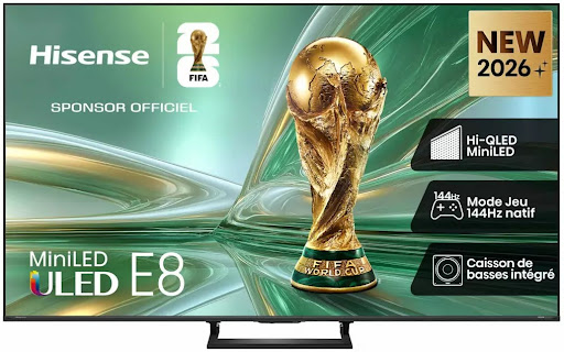  OFFRE SPÉCIALE COUPE DU MONDE 2026 

 Coup d'Envoi J-39 jours 

Vivez chaque match comme si vous étiez au stade avec la nouvelle TV Hisense E8 ULED MiniLED ! 

 Qualité d’image exceptionnelle en 4K MiniLED

 Fluidité parfaite avec le mode jeu 144Hz natif

 Immersion totale grâce au caisson de basses intégré (son puissant directement depuis votre TV)

Transformez votre salon en véritable fan zone pour la Coupe du Monde 2026 ! 

PRIX TOUT DOUX RIEN QUE POUR VOUS DANS VOTRE BOUTIQUE !

Les Promos pour vous accompagner avant le début de cette belle coupe du Monde 2026 !

 Disponible chez Le Comptoir – Vallon-en-Sully

 04 70 51 00 02

 Conseil • Installation • Réparation

Catalogue TV en Ligne et possibilité de réserver :

https://www.pulsat.fr/fr/c/image-son/televiseur/tv-led