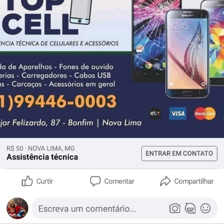 Top Cell Nova lima - Loja De Celulares em Bonfim