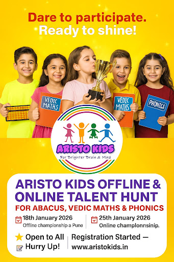 Aristo Kids Presents Online and offline championship for abacus and Vedic maths. Register now to…