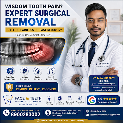 🦷 Wisdom Tooth Pain? Get Safe & Painless Wisdom Tooth Removal in Siliguri! post image
