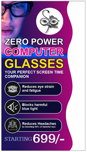 @699. Zero power Computer lenses.