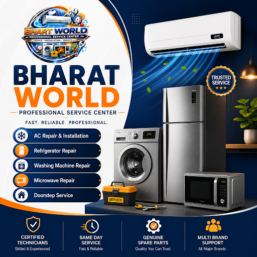 🔧 Keep Your Home Appliances Running Like New with Bharat World Professional Service Center! post image