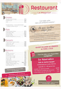 Menu Adapei 33 Entreprise - Restaurant Le Magellan Page 1