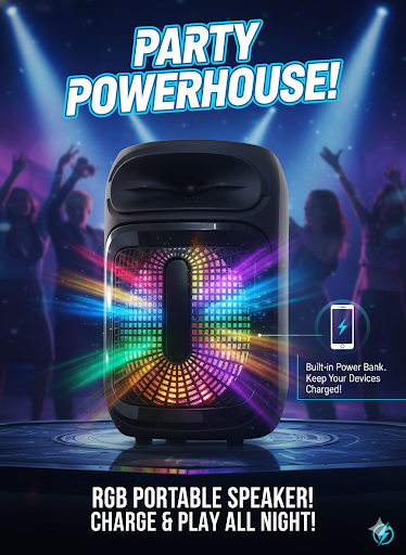 Power house party speaker post image
