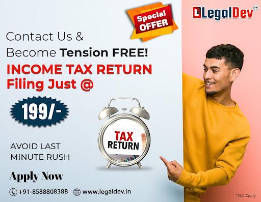 Income Tax Return Filing Just @199/-