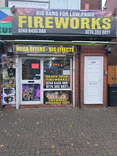 Dansor Fireworks Shop Birmingham