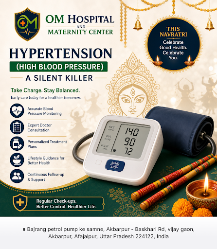 Celebrate Navratri 2026 with Om Hospital and Maternity Center. Trust our expert care for hyperten… post image