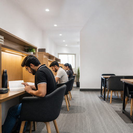 Preparing for engineering or law entrance exams and need a quiet, focused space? The Library : Th… post image