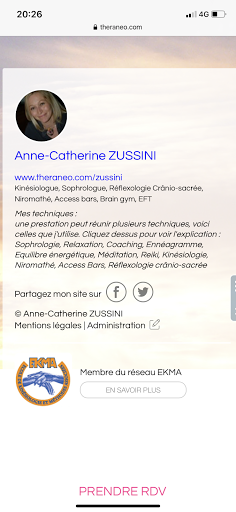 Anne-Catherine Zussini - Kinésiologie , Sophrologie, Niromathé - Thumbnail