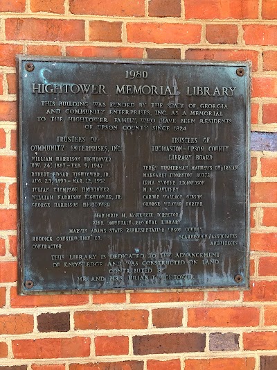 Hightower Memorial Library