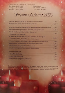Speisekarte
