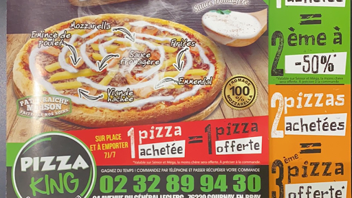 Pizza king gournay en Bray
