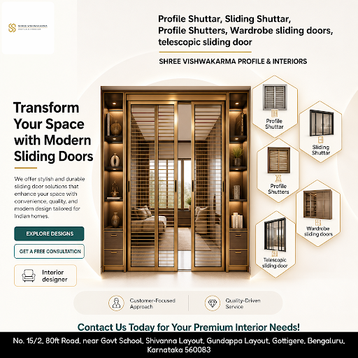 SHREE VISHWAKARMA PROFILE & INTERIORS specializes in high-quality Profile Shutter, sliding shutte… post image