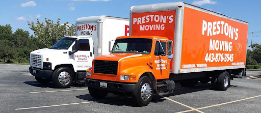 Preston's Moving Company Logo