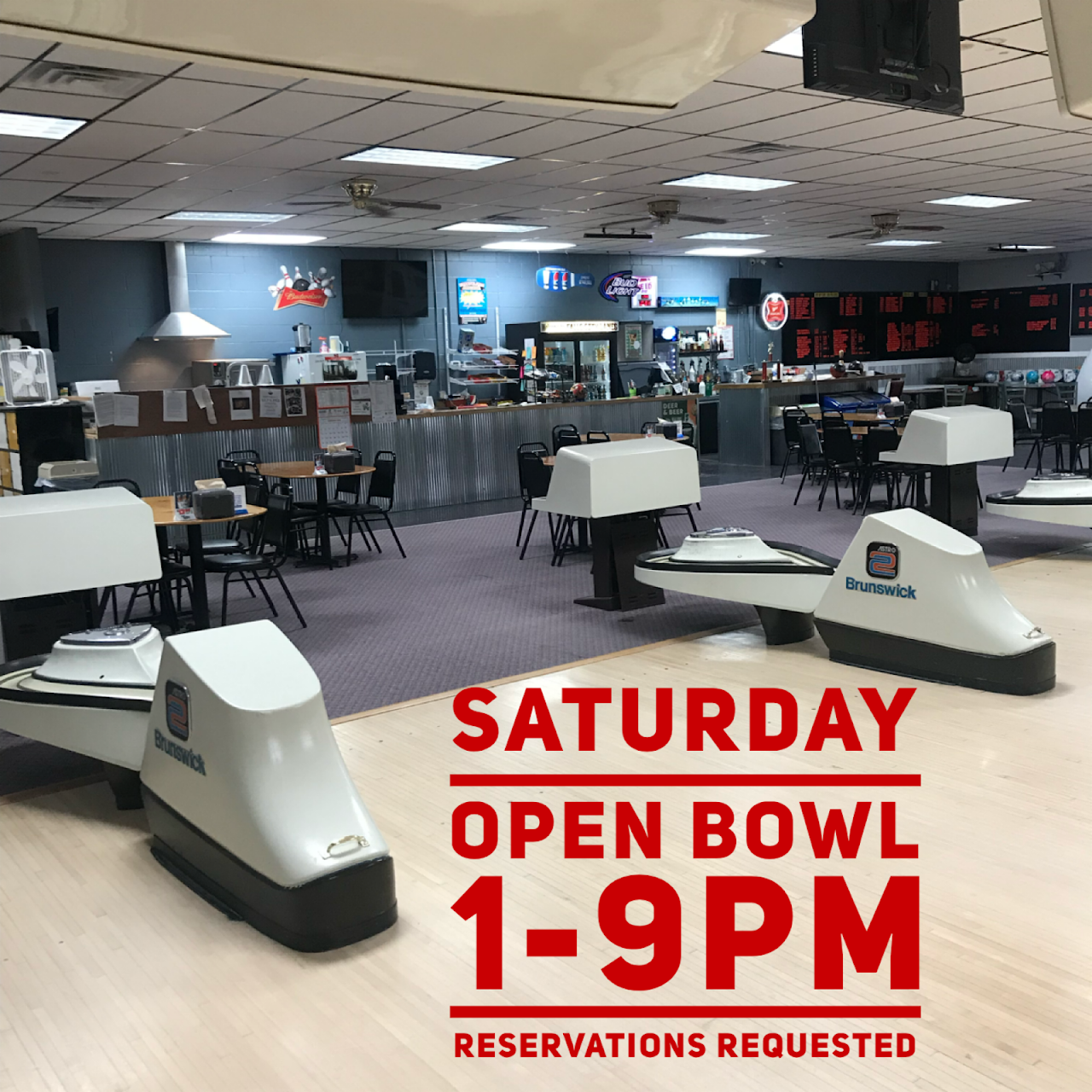 Falls City Lanes Bowling Alley in Falls City