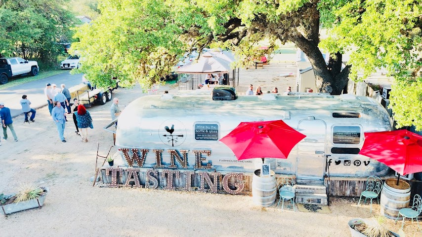 Farmhouse Vineyards Marketplace & “Tipsy” Trailer by null