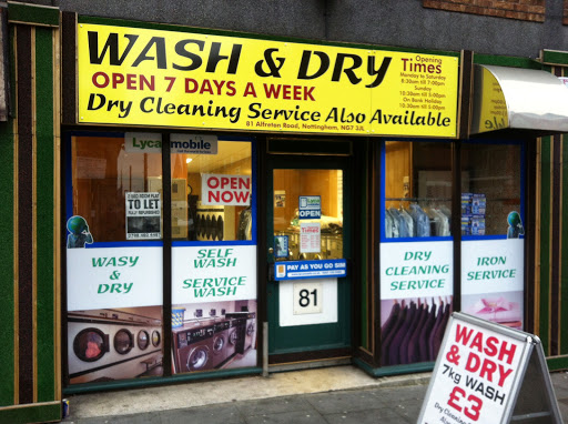 Wash 'N' Dry Launderette Logo