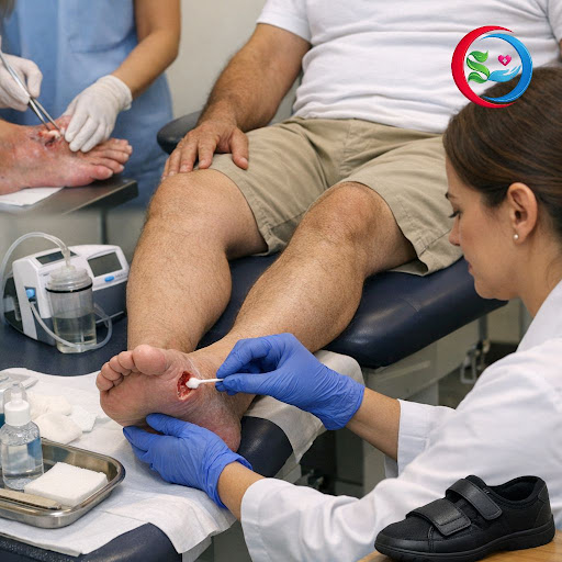 Living with diabetes means even a small wound on your foot needs expert attention. At Shifa Clini… post image
