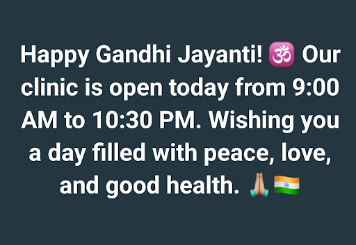 *Celebrate Gandhi Jayanti with Good Health!* post image