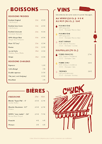 Menu Chuck Burger Lyon Page 2