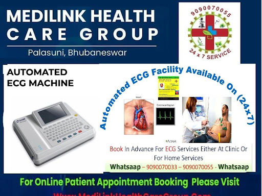 Automated 12 Chanell ECG Services Available at MediLink HealthCare Group of Hospital on 24x7 Basi… post image