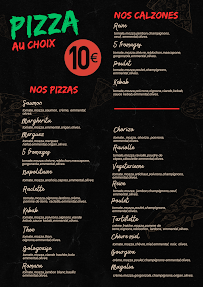 Menu Restaurant pizzeria 