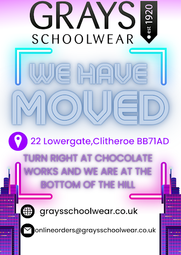 Grays Schoolwear Clitheroe - Thumbnail