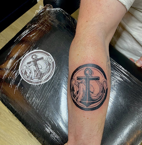 Ancre noire tatouage - Dunkirk